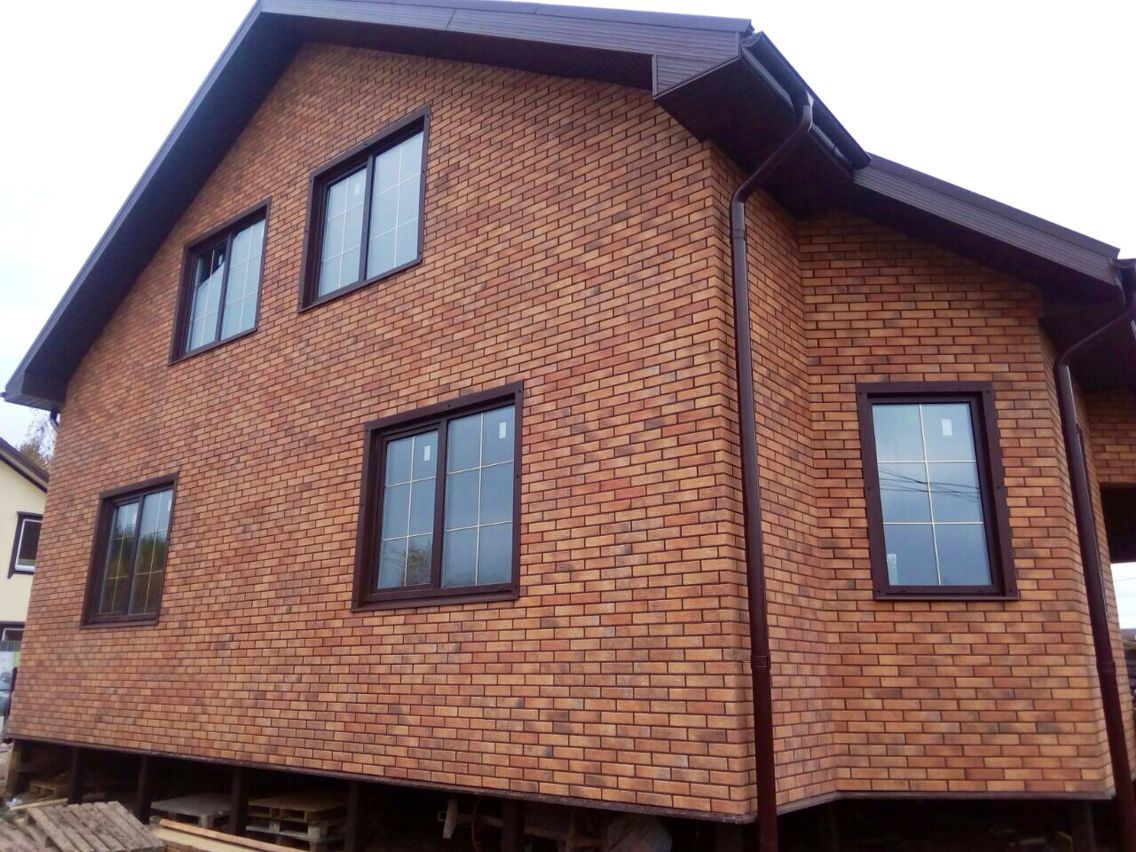 Krem Rustik, Толщина 40 мм, Фасадные Термопанели Rufford