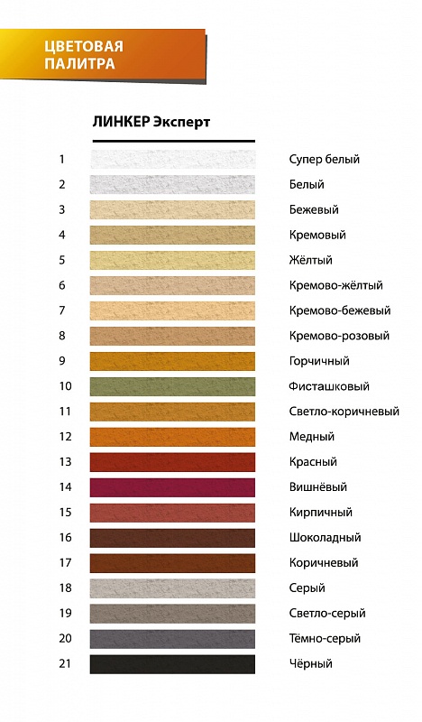 Цветной кладочный раствор Perfekta Линкер Эксперт, упаковка 25 кг, медный 1-20